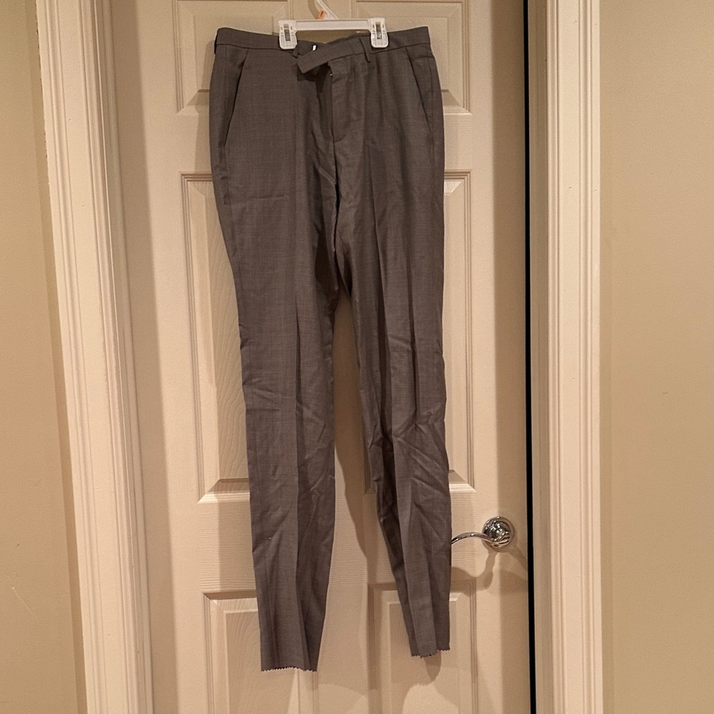 Boss Men's Charcoal Dress Pants